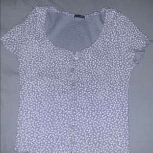 Brandy Melville ruffle zelly top!